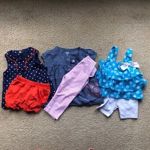 Baby Girl’s 9M Summer Outfit Bundle
